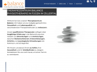 therapie-balance.at Webseite Vorschau