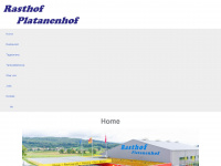 rasthof-platanenhof.ch Webseite Vorschau
