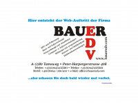 baueredv.com Webseite Vorschau