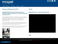 muegeli-metalltechnik.ch Webseite Vorschau