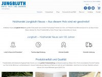 jungbluth-holz.de Webseite Vorschau