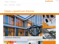 arbonia.cz Webseite Vorschau