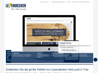 leyendecker.de Webseite Vorschau
