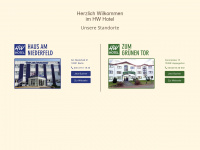 hw-hotel.de Webseite Vorschau