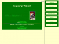 augsburger-krippen.de Webseite Vorschau