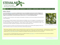stevia.net Webseite Vorschau