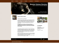 bremer-katzen-pension.de Webseite Vorschau