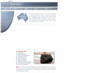 meteorites.com.au Webseite Vorschau
