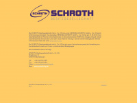 schroth-bg.de Webseite Vorschau