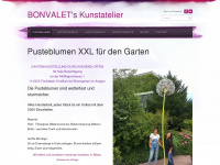 bonvalet-kunst.ch Webseite Vorschau