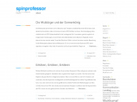 spinprofessor.wordpress.com Webseite Vorschau