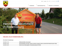 rabensburg.at Webseite Vorschau