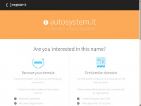 autosystem.it Webseite Vorschau