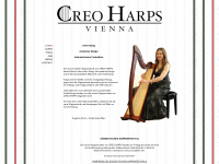 creo-harps.at Webseite Vorschau