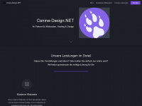 canine-design.net Webseite Vorschau