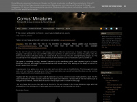 corvusminiatures.blogspot.com Webseite Vorschau