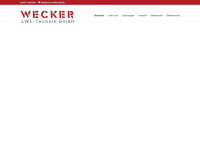 wecker-lwltechnik.de Webseite Vorschau