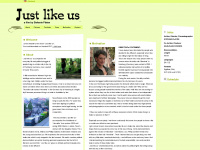 just-like-us.com Webseite Vorschau