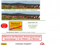 marbach-gegen-windkraft.de Webseite Vorschau