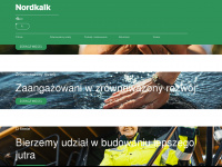 nordkalk.pl Webseite Vorschau