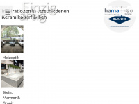 hama-keramikdesign.ch Webseite Vorschau