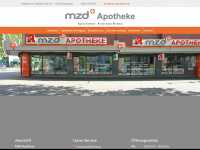 mzd-apotheke.de Webseite Vorschau