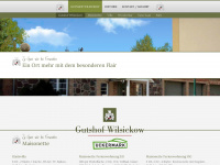 gutshof-wilsickow.com Webseite Vorschau
