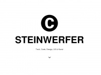 steinwerfer.com Webseite Vorschau