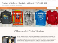 printex-wuerzburg.de Webseite Vorschau