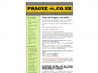 taxiprague.fr Webseite Vorschau