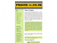 praguetaxi.co.uk Webseite Vorschau