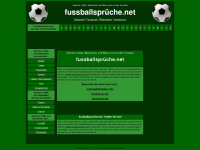 fussballsprueche.net Webseite Vorschau