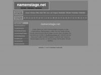 namenstage.net Webseite Vorschau
