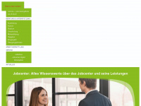 jobcenter.info Webseite Vorschau