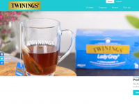 twinings.at Webseite Vorschau