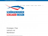schlager-reisen.at Webseite Vorschau