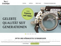 schwabegger.at Webseite Vorschau