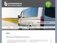 buergerbus-kirchhundem.de Webseite Vorschau