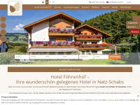 foehrenhof.it Webseite Vorschau