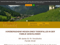 silvesterhof.it Webseite Vorschau
