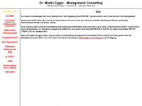 egger-consulting.com Webseite Vorschau