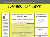 lachen-ist-liebe.blogspot.com Webseite Vorschau