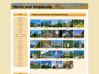 meranerland.biz Webseite Vorschau