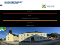klausen-leopoldsdorf.gv.at Webseite Vorschau