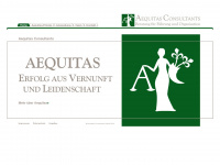 aequitas-consultants.com Webseite Vorschau