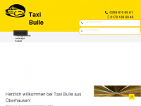 taxi-bulle.de Webseite Vorschau