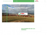cdu-heidenau.de Webseite Vorschau