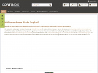 cortinox.de Webseite Vorschau
