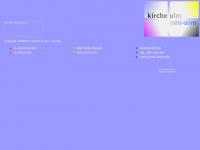 kirche-ulm.de Webseite Vorschau