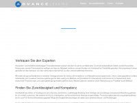 advance-leasing.de Webseite Vorschau